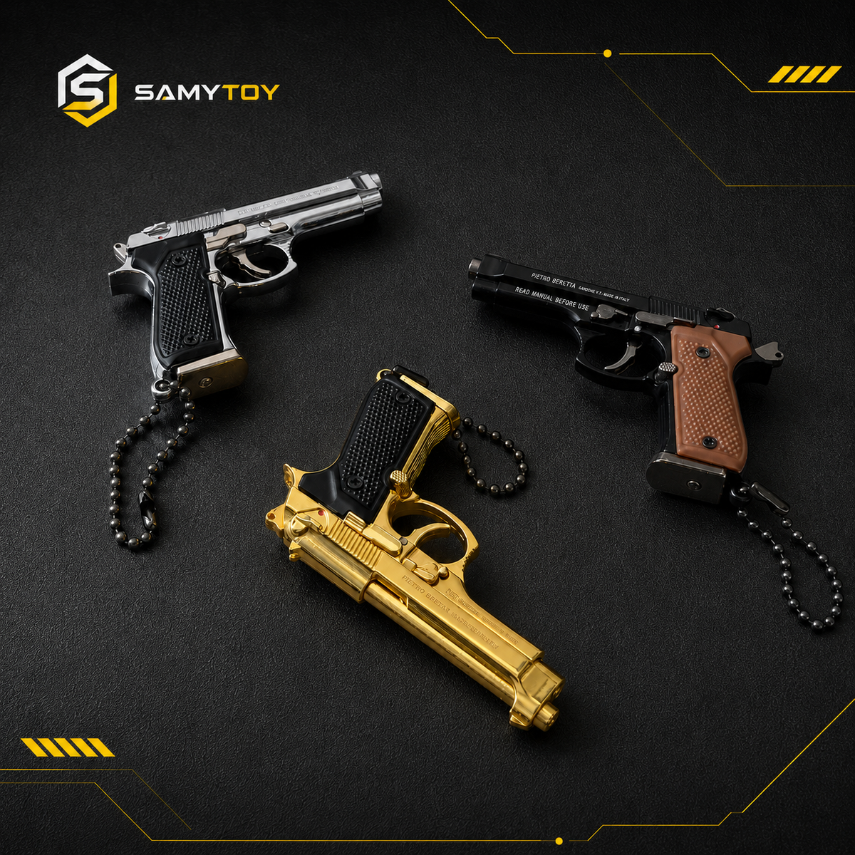 SAMYTOY™ Beretta Detachable Keychain