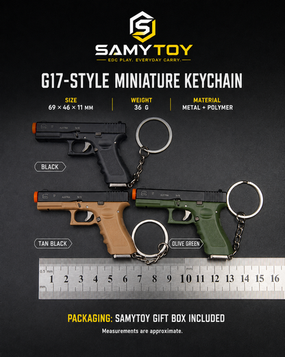 SAMYTOY™ Glock 17 Ejection Detachable Keychain
