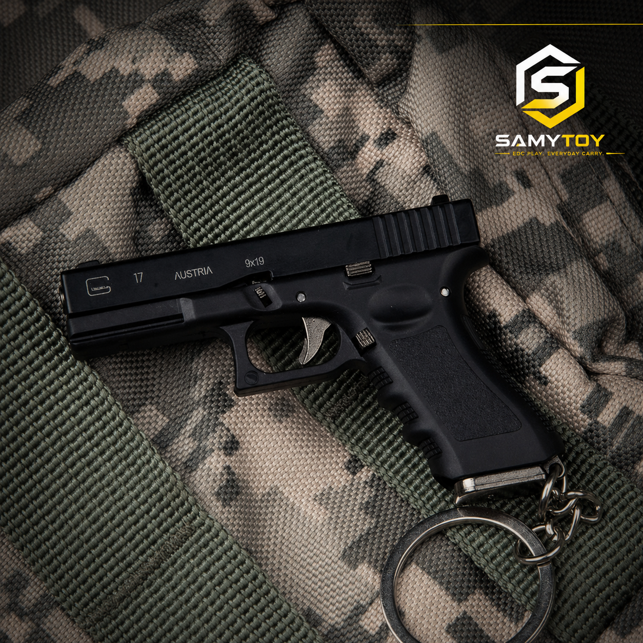 SAMYTOY™ Glock 17 Ejection Detachable Keychain