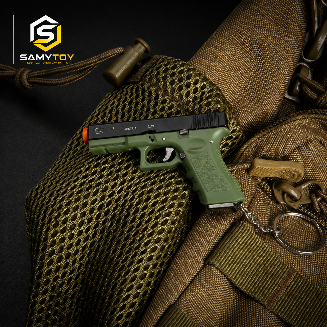 SAMYTOY™ Glock 17 Ejection Detachable Keychain