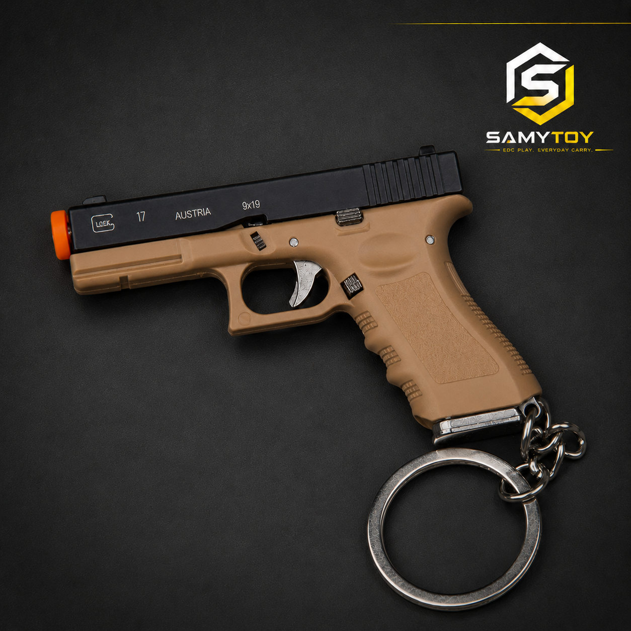 SAMYTOY™ Glock 17 Ejection Detachable Keychain