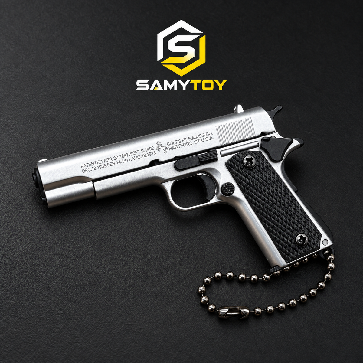 SAMYTOY™ Colt Ejection Detachable Keychain
