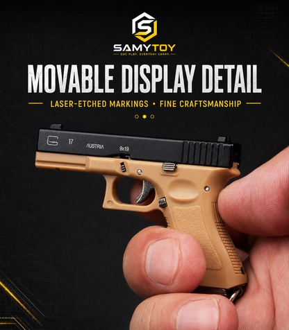 SAMYTOY™ Glock 17 Ejection Detachable Keychain